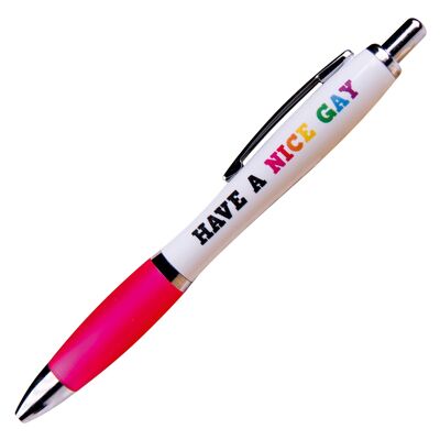 Avere una bella penna gay divertente