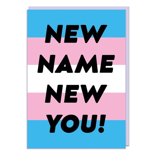 New Name New You Transition Card