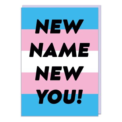 New Name New You Transition Card