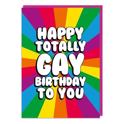 Feliz cumpleaños totalmente gay para ti