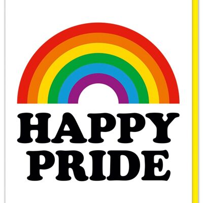 Tarjeta Feliz Orgullo LGBTQ+