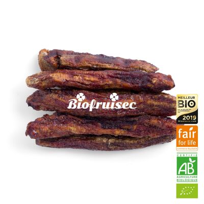 Banana Gros Michel biologica del commercio equo e solidale del Camerun intera essiccata Sacco 2,5 kg