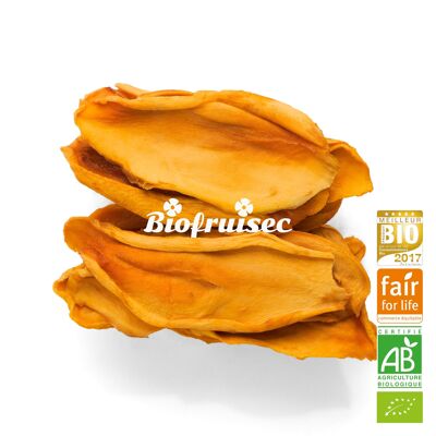 Fair Trade Organic wild mango from Cameroon dried in halves Bag 2.5 kg