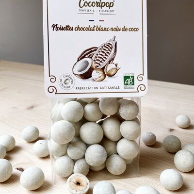 Coconut white chocolate hazelnuts