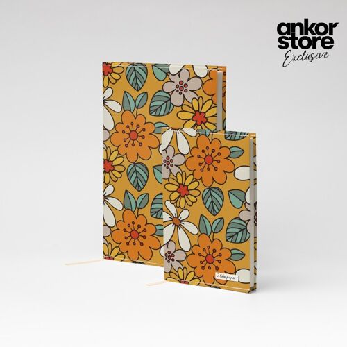 REWILD FLOWERS Premium Notizbuch / Notebook A5