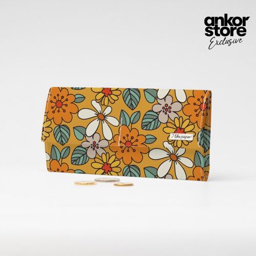 REWILD FLOWERS Tyvek® Pappwallet XL / Clutch Wallet