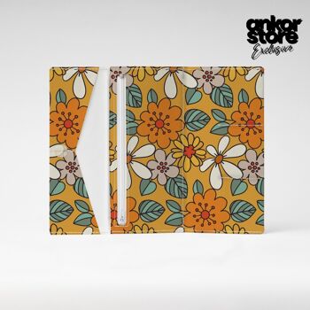 REWILD FLOWERS Portefeuille en carton Tyvek® XL / Portefeuille d'embrayage 4