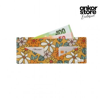 REWILD FLOWERS Tyvek® Pappwallet Lite / portefeuille sans poche à monnaie 2