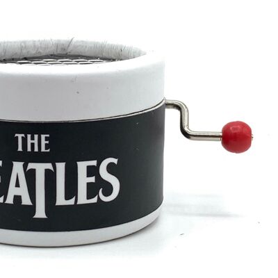 Kleine Beatles Spieluhr. 10 verschiedene Songs zur Auswahl von Weiß