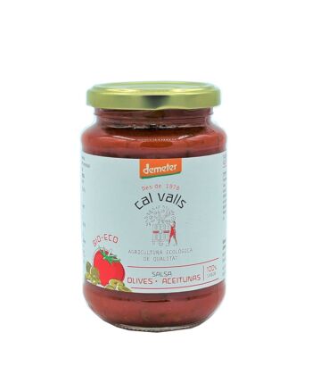 Sauce Tomate aux Olives Vertes Demeter 350g