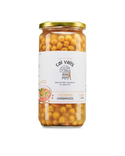 Garbanzos Cocidos variedad Pedrosillano Eco 700g