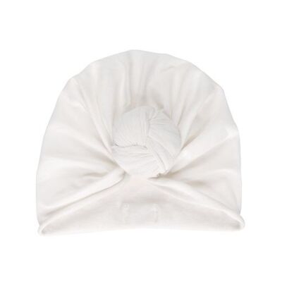 Turban beanie - Bonnet turban . cream