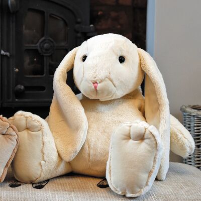 Large Bunny Soft Toy Cream