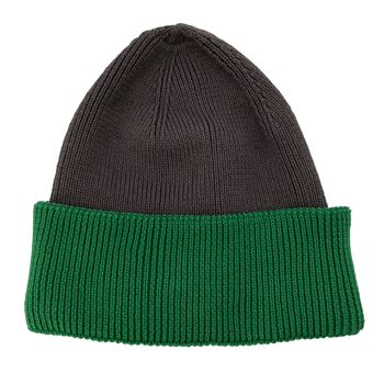 CHAPEAU COTON COLOR BLOCKING VERT GRIS OURLET EN VERT VA002_26