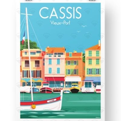 Plakat Cassis - Port Delerue