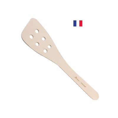 Wooden spatula with holes 30 cm