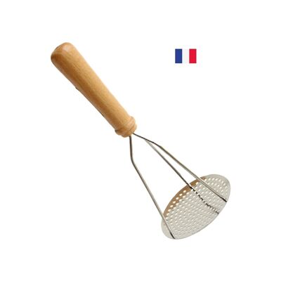 French beech wood potato masher
