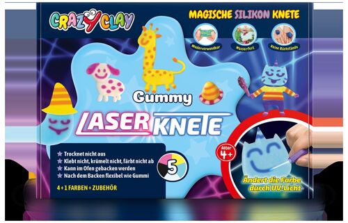 CrazyClay - Gummy - Laser-Set Backknete
