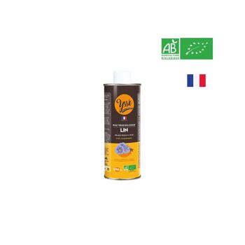 Huile vierge de lin bio 250 ml