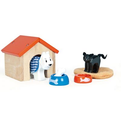 Le Toy Van - Dollhouse - Pet's set whit dog and cat