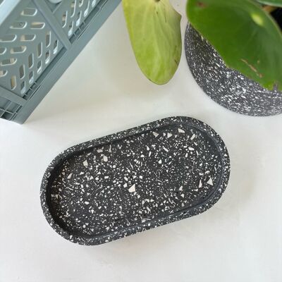 Terrazzo Trinket Tablett - MONOCHROM