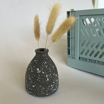 Terrazzo Bud Vase - Monochrom