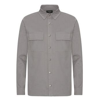 Chemise cargo grise 1