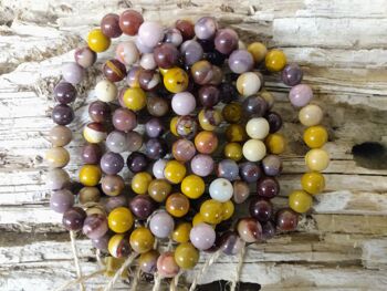 MOOKA Mookaite Jaspe Aborigène 8mm Mala 3