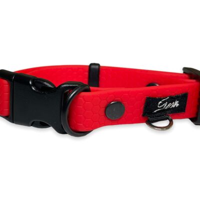 Click collar - red - t2