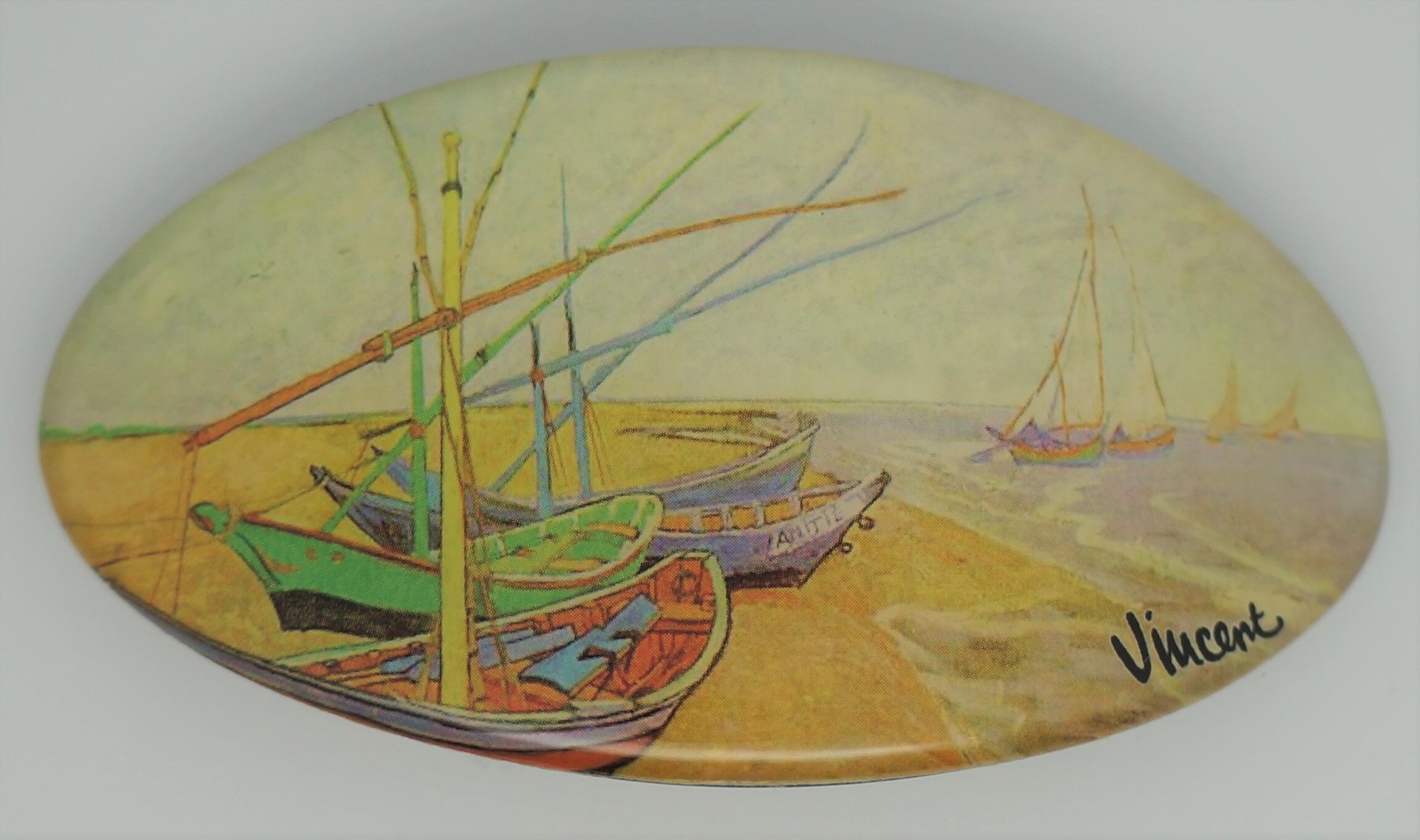 Fermacapelli 8 cm qualità superiore, Iriss Vincent van Gogh, clip made in France