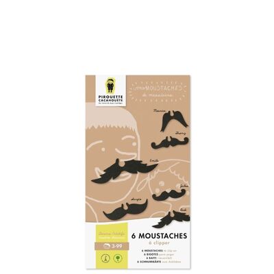 Mustache clip-on creative kit