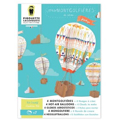 Hot air balloons creative kit