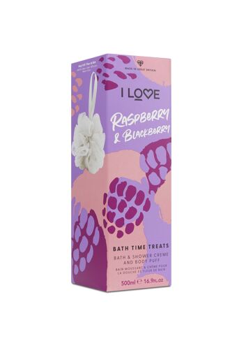 I Love Bath Time Treat Framboise & Mûre 1