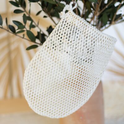 Organic cotton shower net
