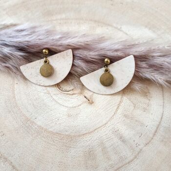 Boucles d'oreilles vegan Irina 13