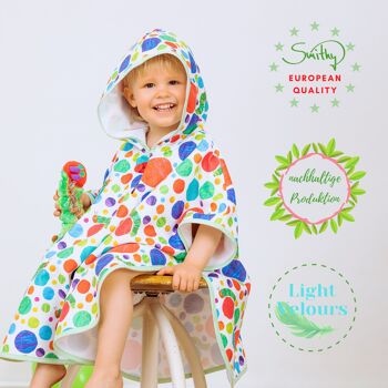 Poncho de bain bébé avec la chenille insatiable 6