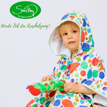 Poncho de bain bébé avec la chenille insatiable 7