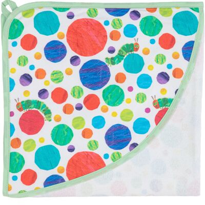 Hooded towel Baby with the Very Hungry Caterpillar, 100 x 100 cm