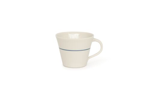 Ambit Wide Mug - White / French Blue Line