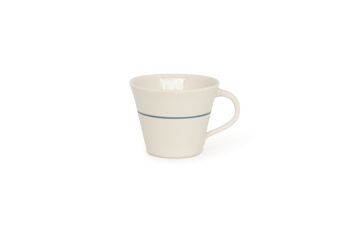 Mug Ambit Wide - Blanc / French Blue Line
