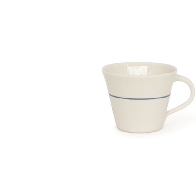 Ambit Wide Mug - White / French Blue Line