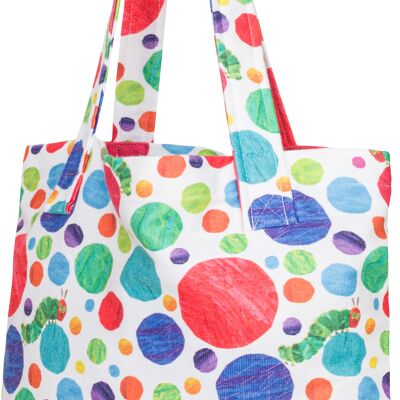 Tote Bag The Very Hungry Caterpillar | Terry Cloth Shopper | Size 40x38cm