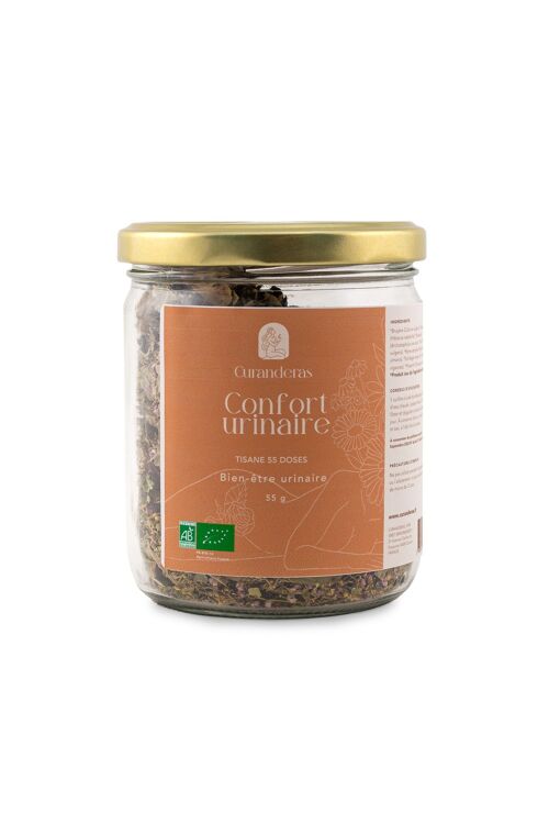 Tisane Bio Confort Urinaire - Cystite (Bocal en verre)