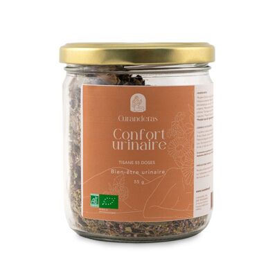 Organic Urinary Comfort Herbal Tea - Cystitis - Glass jar