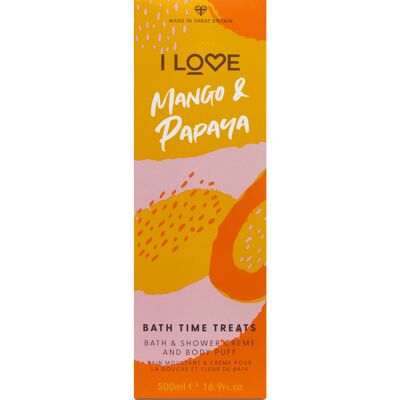 I Love Bath Time Treat Mangue & Papaye