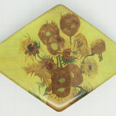 Haarspange 8 cm höchste Qualität, Irisses Vincent van Gogh, made in France Clip