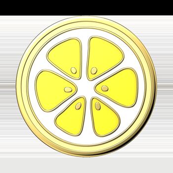 🍋 PopGrip Enamel Lemon Slice Yellow 🍋 3