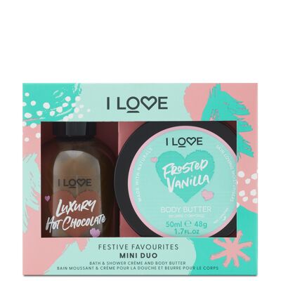 I Love Mini Duo Gift Box - Festive Favourites
