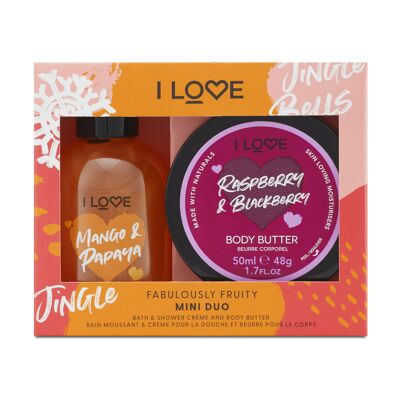 I Love Mini Duo Gift Box - Fabulously Fruity