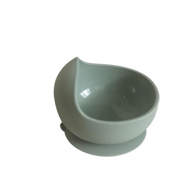 Silicone suction bowl - Green